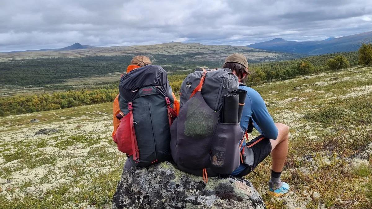 Kim och Lukas's Hiking adventure